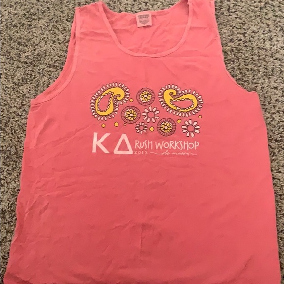 Tops - Ole miss KD rush workshop tank